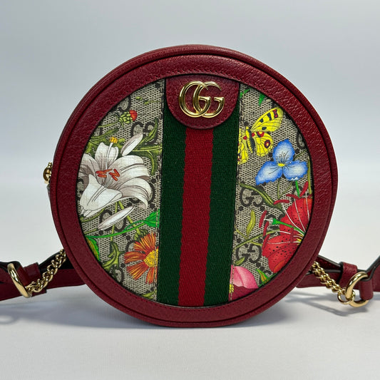 GUCCI Supreme Ophidia Flora Mini Backpack