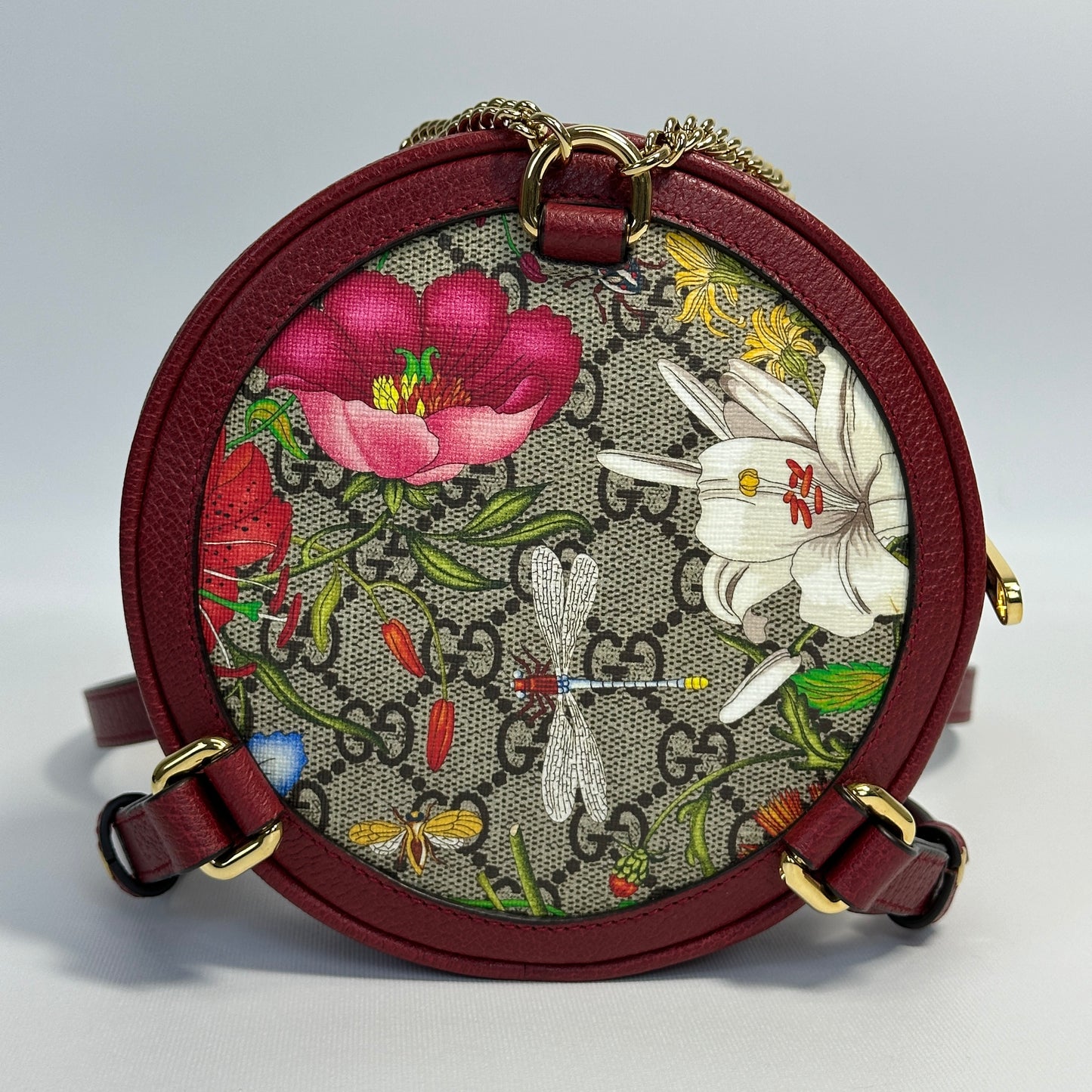 GUCCI Supreme Ophidia Flora Mini Backpack